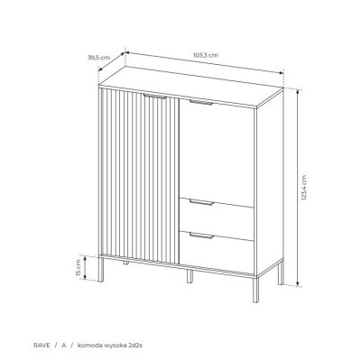 Rast Artisan Eiche + Schwarz Loft-Stil Wohnzimmer-Möbel-Set