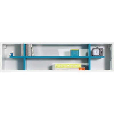 Mobi Jugendmöbel-Set Schreibtisch Kleiderschrank Kommode gelb/blau