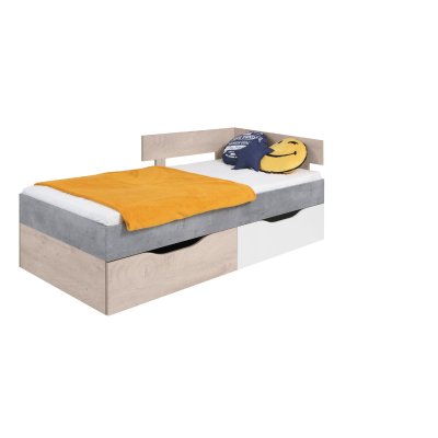 Pluto  Jugendbett 90x200 mit Schubladen und Gestell