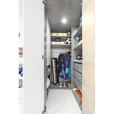 Pluto Jugendzimmer Möbelset | Kinderzimmer mit Bett & Schrank