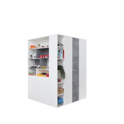 Pluto Jugendzimmer Möbelset | Kinderzimmer mit Bett & Schrank