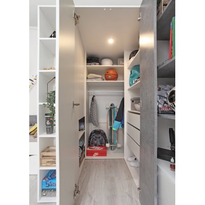 Pluto Jugendzimmer Möbelset | Kinderzimmer mit Bett & Schrank
