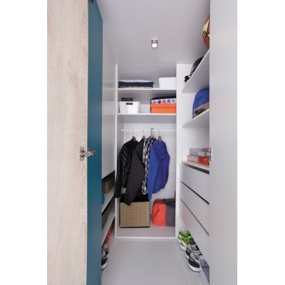LOPI Jugendzimmer Set | Kleiderschrank, Bett & Schreibtisch