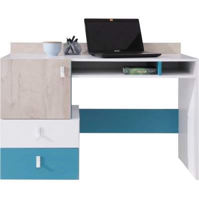 Lopi Möbelset geräumiger Kleiderschrank funktionaler Schreibtisch und Kommode Jugendzimmer Kinderzimmer Lieferung