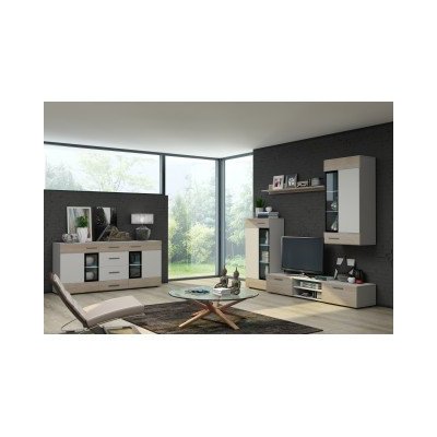 Tango Kommode 169 cm Sonoma Weiß Wohnzimmermöbel