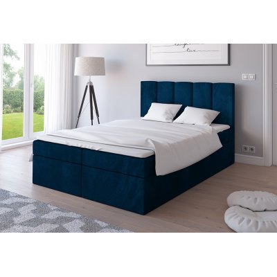 Tola Kontinentalbett/Boxspringbett mit Bettzeug mit Bettkasten grün für Schlafzimmer