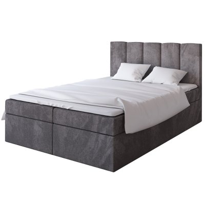Tola Kontinentalbett/Boxspringbett mit Bettzeug mit Bettkasten grün für Schlafzimmer