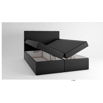 Tola Kontinentalbett/Boxspringbett mit Bettzeug mit Bettkasten grün für Schlafzimmer