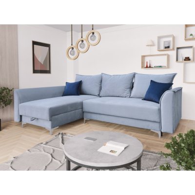 Santor Ecksofa mit Schlaffunktion und Bettkasten