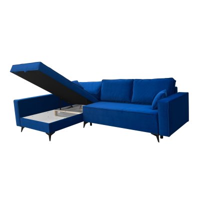 Luxor Ecksofa mit Schlaffunktion modernes Design gepolstert