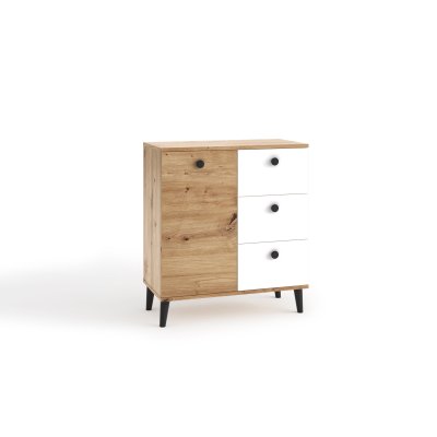 Selena Wohnzimmermöbel-Set in Artisan + weiß